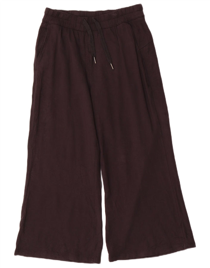 Damskie spodnie dresowe z szeroką nogawką Lululemon US 6, średni czarny modal