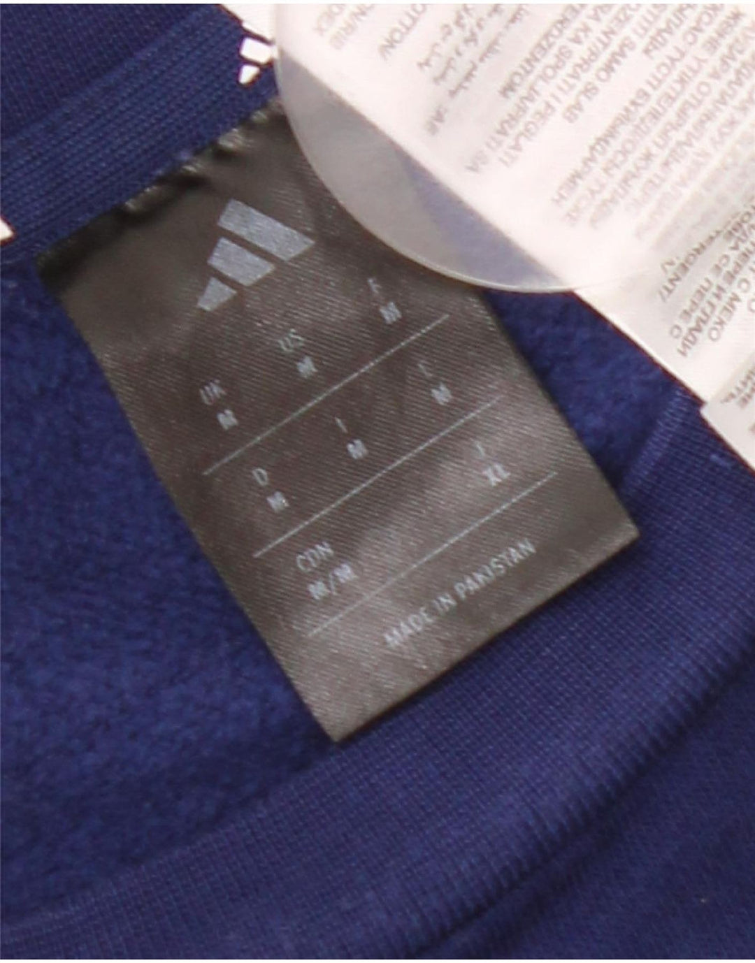 Adidas Męska Bluza Sweter Średni Granatowy Bawełna