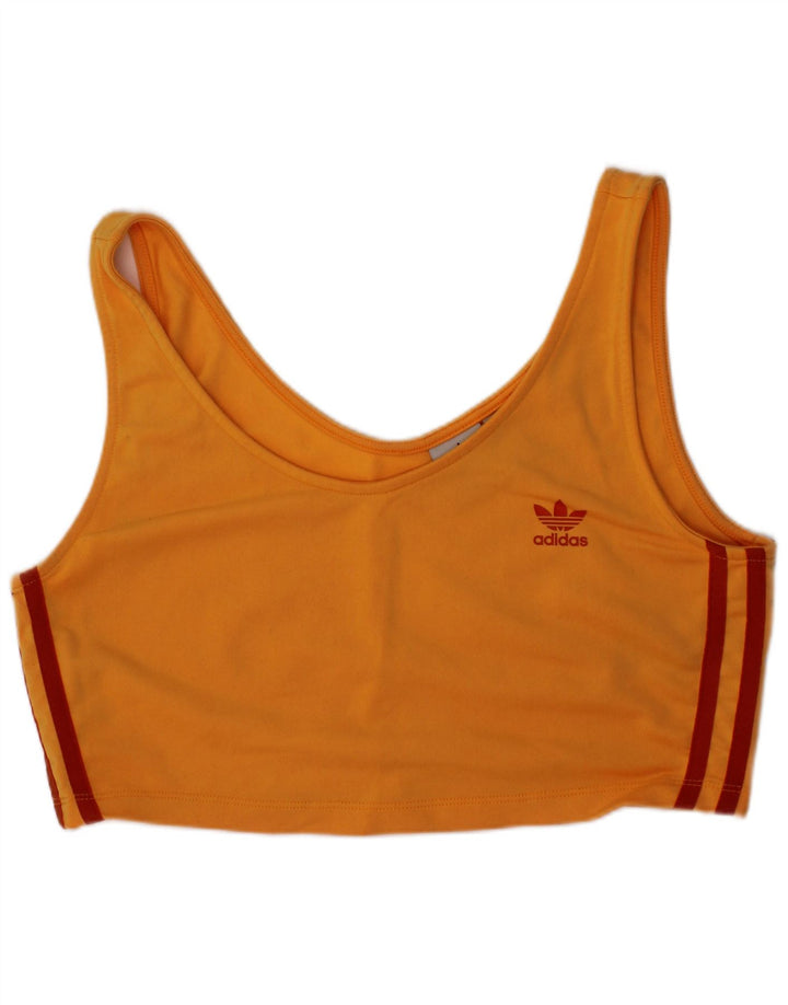 Damski biustonosz sportowy Adidas Top UK 14 Średni pomarańczowy poliester