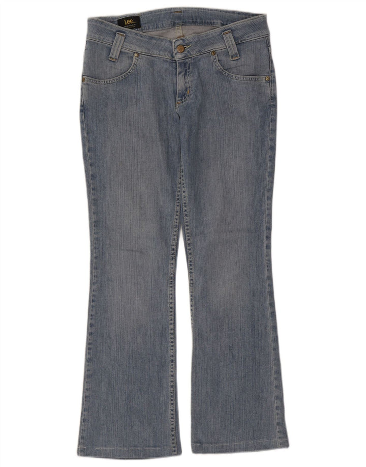 Damskie jeansy Lee Leola Bootcut W30 L28 Niebieskie bawełniane