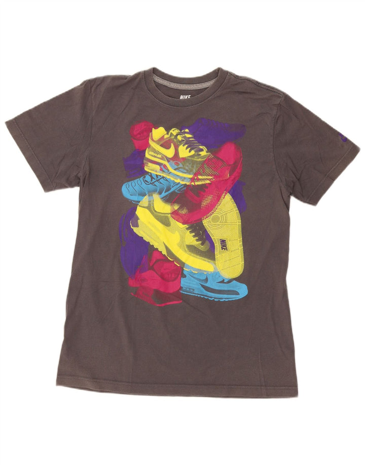 Męski T-shirt Nike o regularnym kroju z grafiką, średni szary