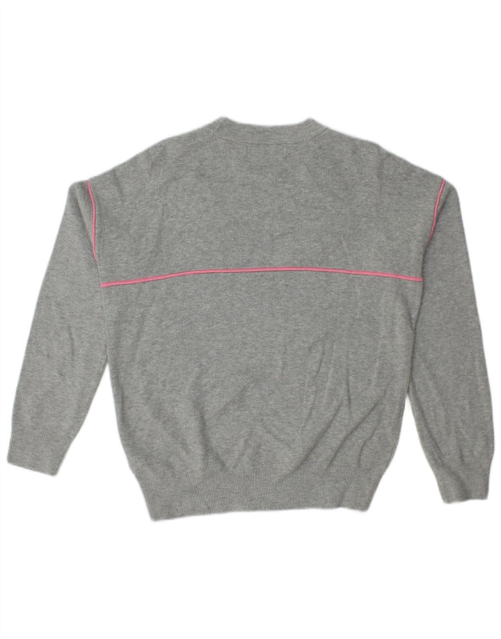 Marks & Spencer Damski sweter oversize z okrągłym dekoltem, UK 10, mały, szary