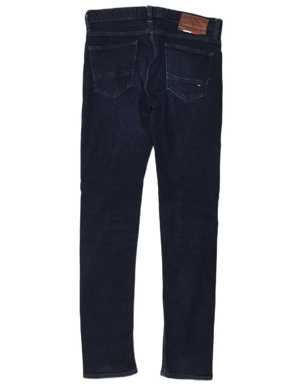 Tommy Hilfiger Mens Bleecker Slim Jeans W30 L32 Navy Blue Cotton