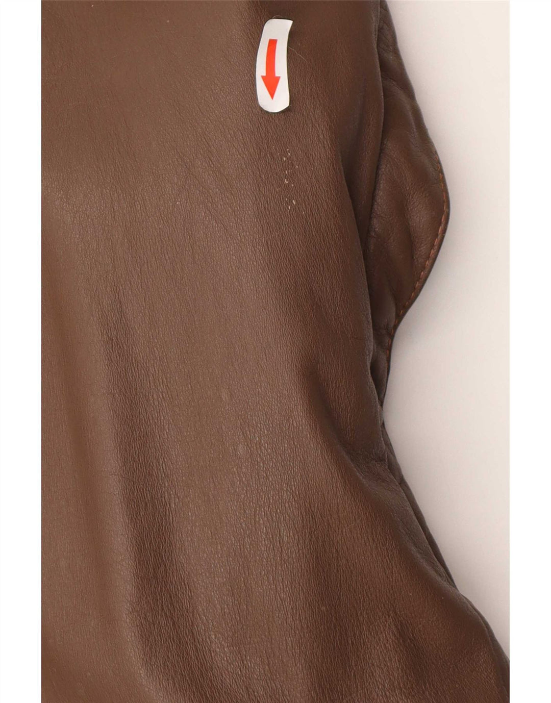 Vintage męska skórzana kurtka wojskowa IT 52 XL brązowa