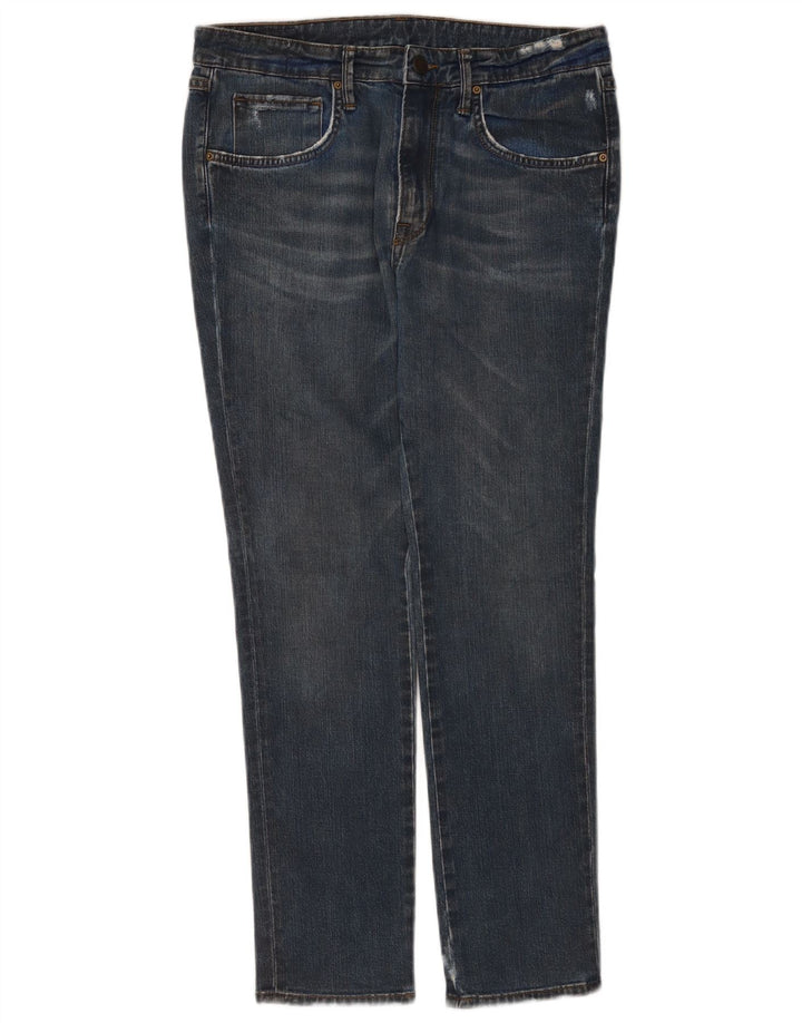 Damskie jeansy slim M.Grifoni W28 L26 Niebieskie bawełniane