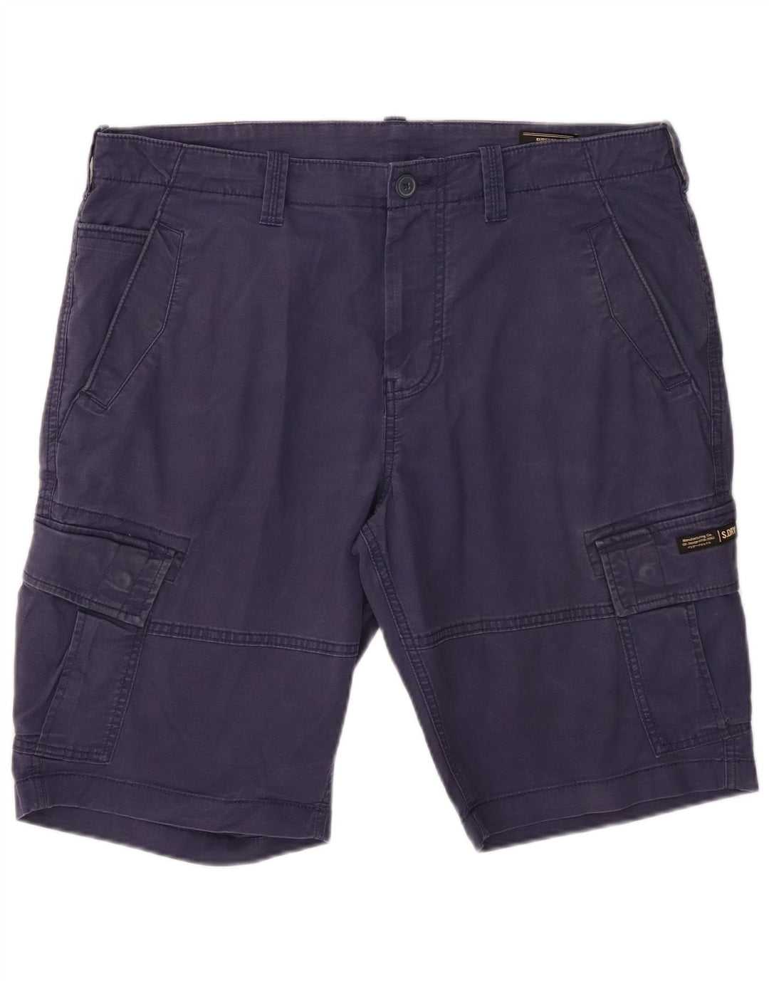 Męskie spodenki cargo Superdry W36, duże, granatowe, bawełniane