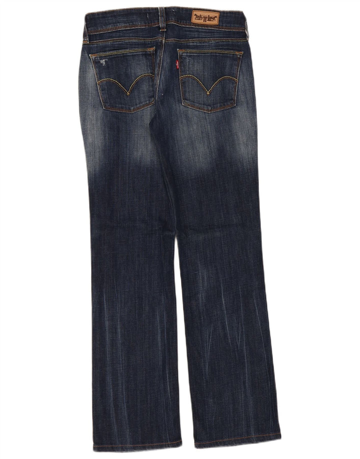 Damskie dżinsy Levi's 570 Straight W31 L31 Granatowa bawełna