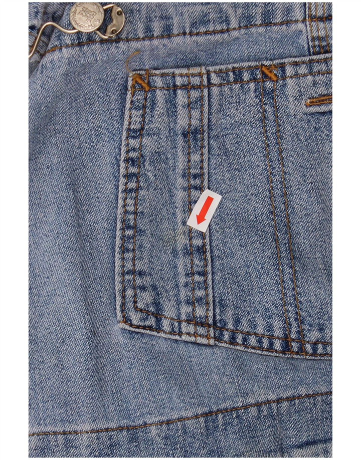 Vintage damskie ogrodniczki ciążowe dżinsy duże W40 L30 niebieska bawełna