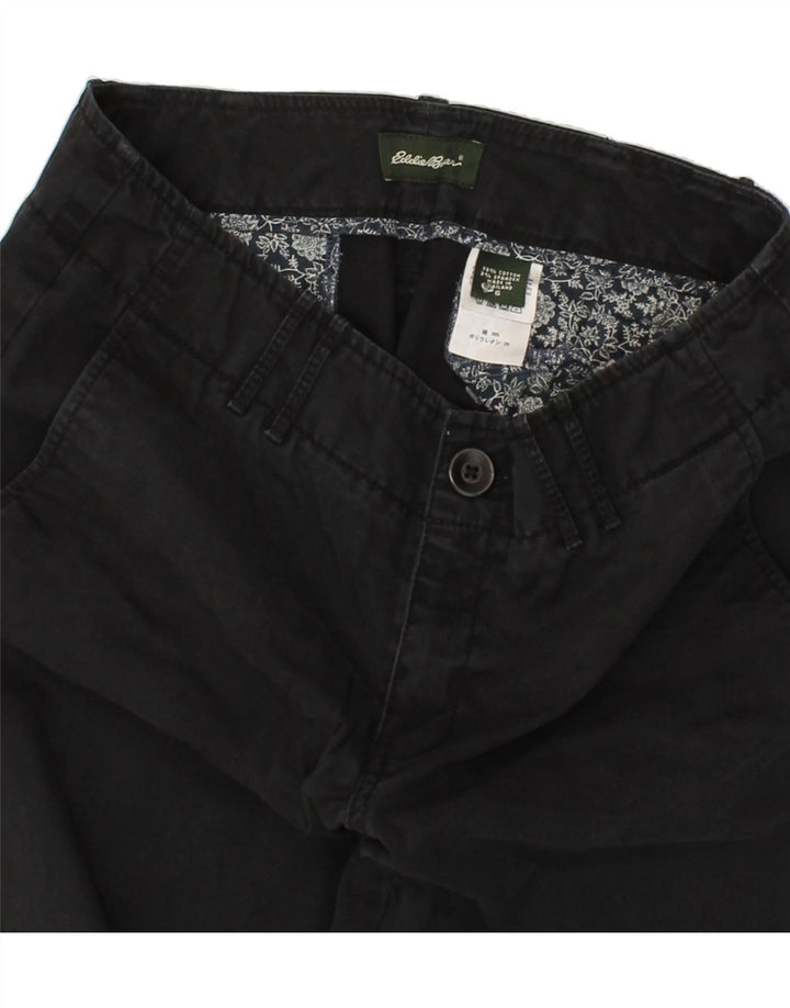 EDDIE BAUER Womens Straight Casual Trousers US 6 Medium W30 L30 Black Vintage Eddie Bauer and Second-Hand Eddie Bauer from Messina Hembry 