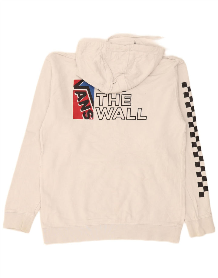 Męski sweter z kapturem Vans Graphic, średni biały