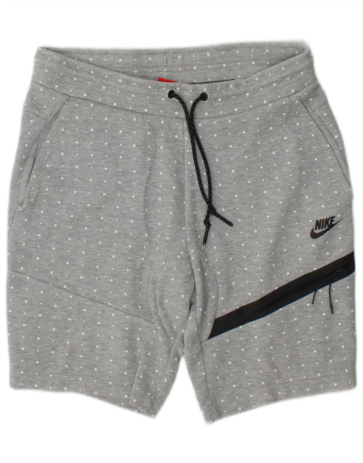 Męskie spodenki sportowe Nike Cargo, małe, szare, bawełniane w cętki