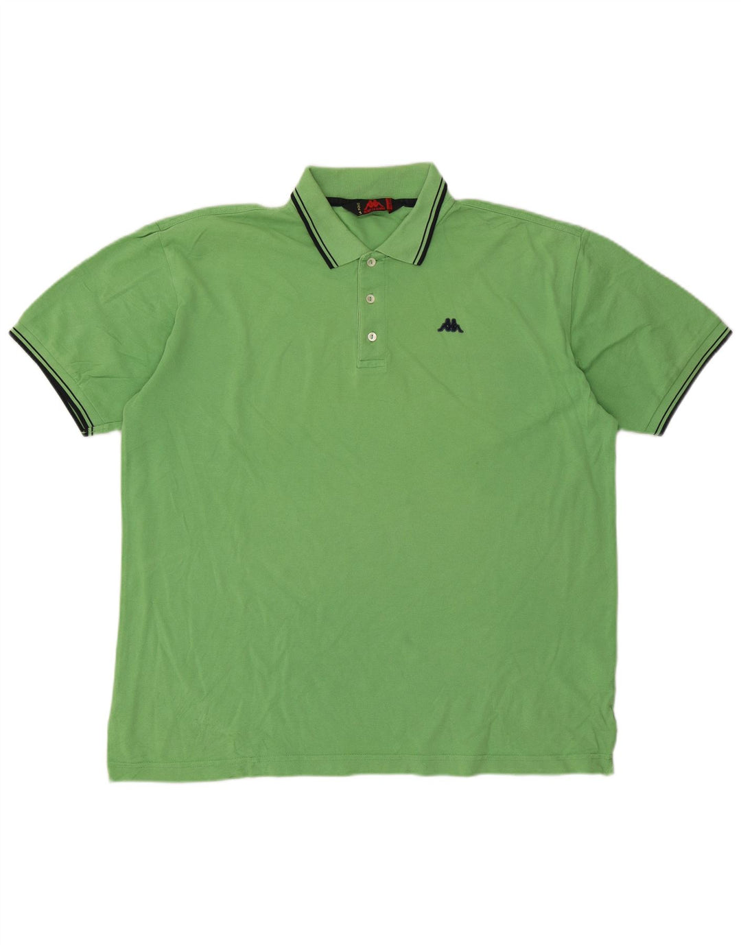 Męska koszulka polo Kappa 2XL, zielona bawełna
