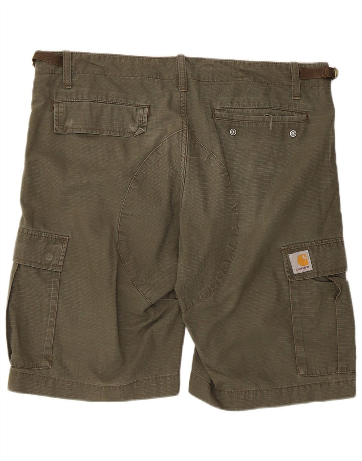 Męskie spodenki cargo Carhartt W32, średnia bawełna khaki