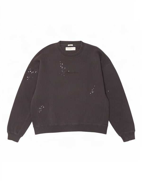 Sweter damski Abercrombie & Fitch UK 14, duży, szary w cętki