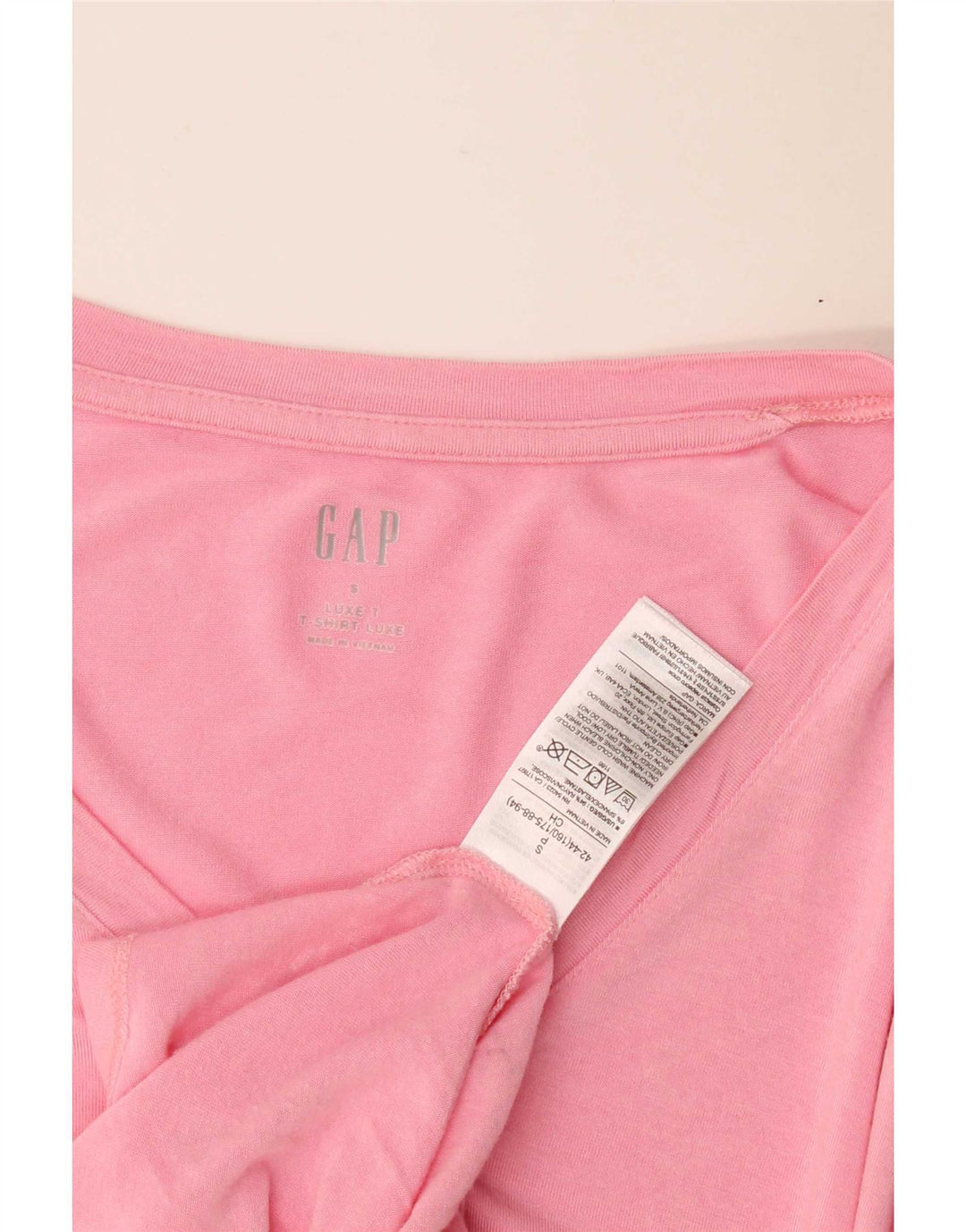 Damska koszulka Gap Top UK 10 Small Pink Rayon