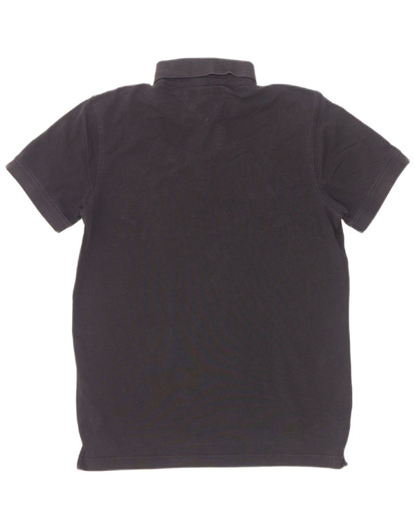 Męska koszulka polo Tommy Hilfiger, mała, granatowa, bawełniana