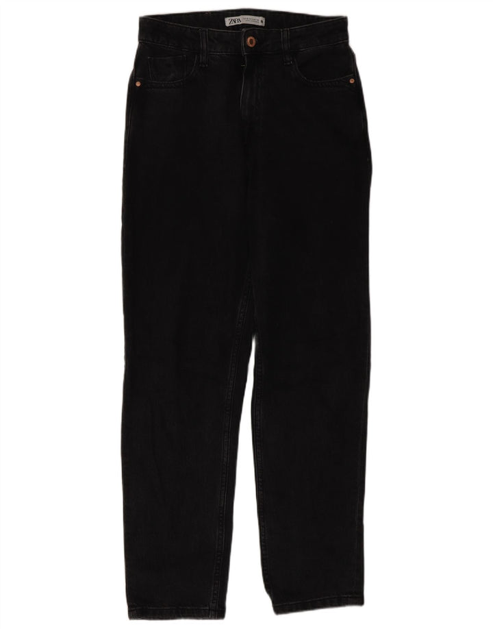 Damskie proste dżinsy ZARA EU 36 XS W26 L29 Czarne