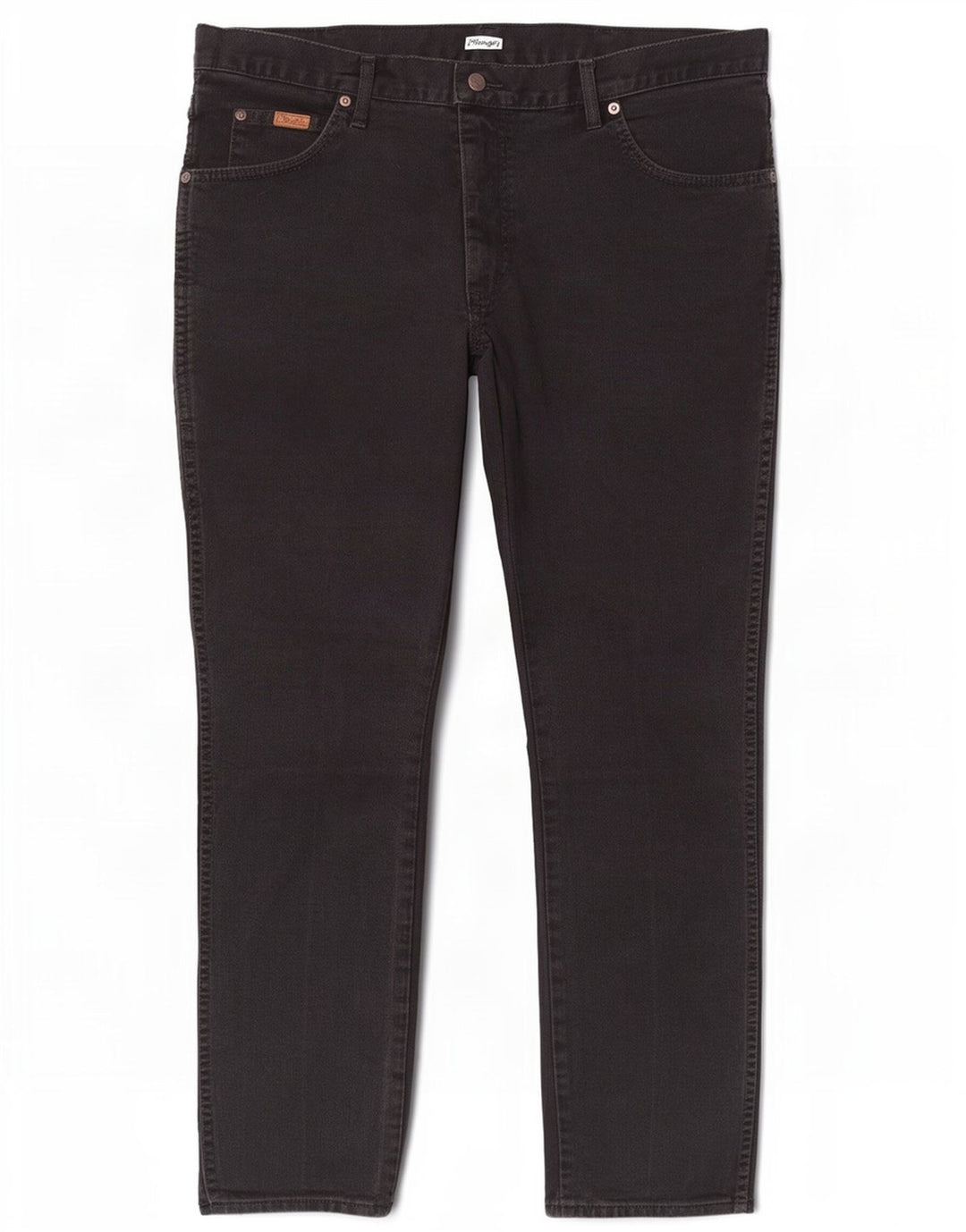 Męskie jeansy Wrangler Texas Straight W35 L30, czarne, bawełniane