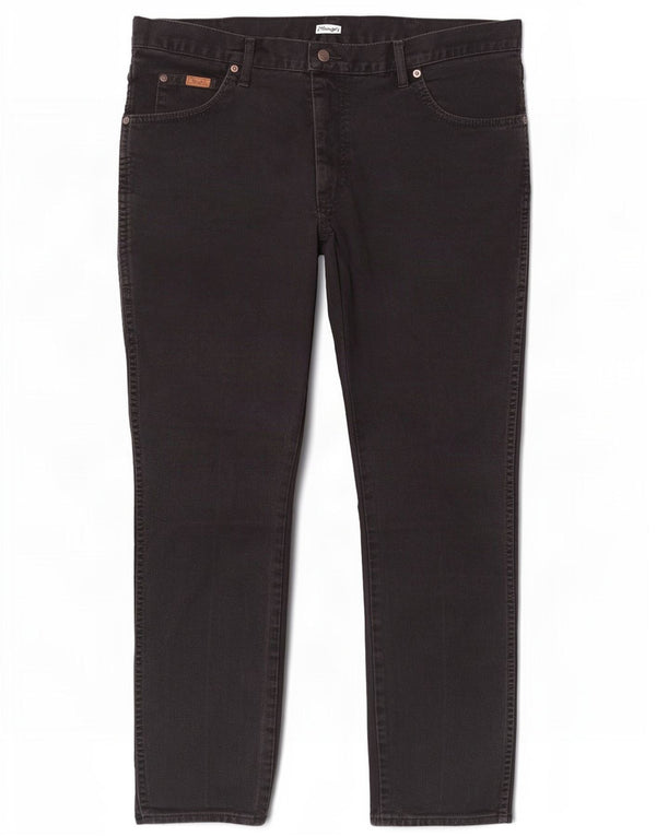 Męskie jeansy Wrangler Texas Straight W35 L30, czarne, bawełniane