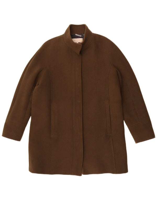 Płaszcz damski Hobbs UK 14, duża wełna khaki