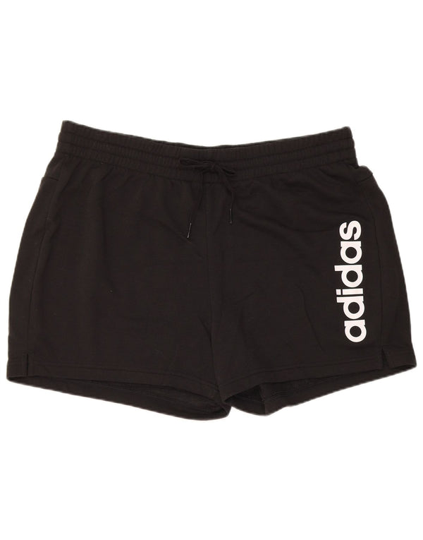 Damskie spodenki sportowe Adidas Graphic UK 20/22 XL Czarne, bawełniane sportowe