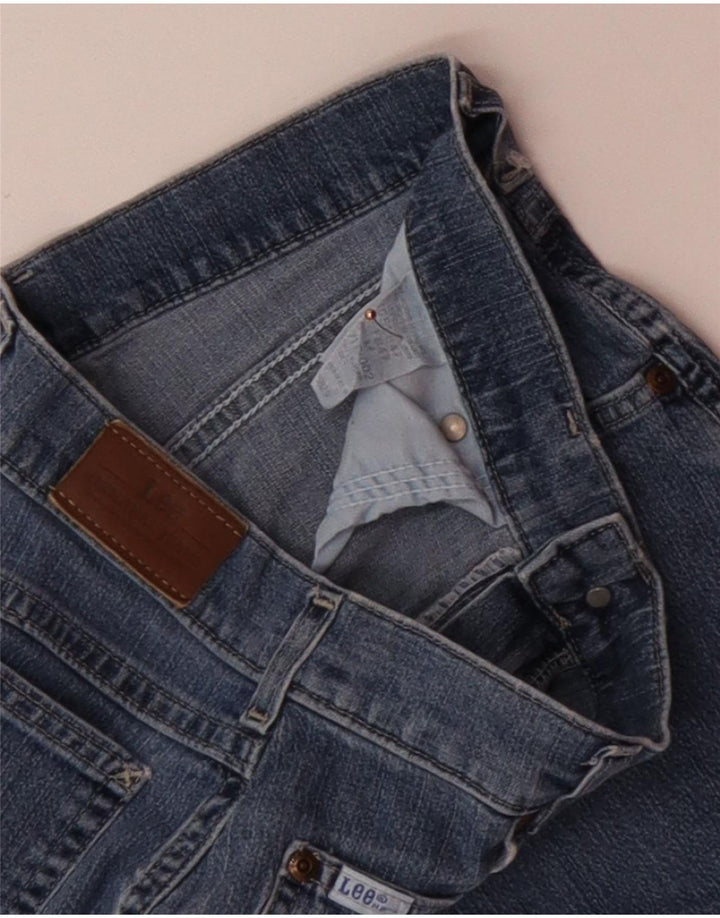 Damskie spodenki jeansowe LEE W28 Średnioniebieskie, bawełniane