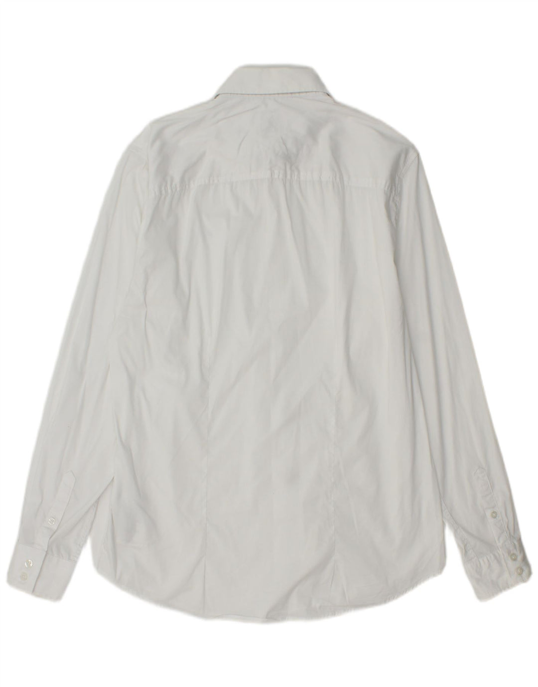 Koszula męska Guess Slim Fit, średnia, biała, bawełniana