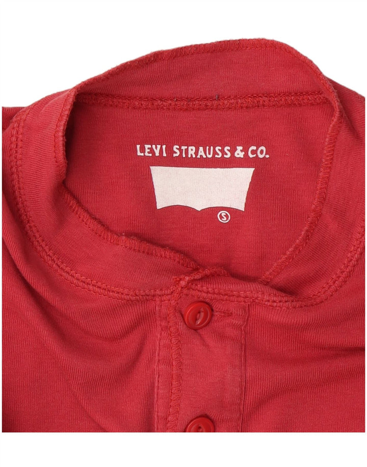 Męski t-shirt Levi's Top, mały, czerwony