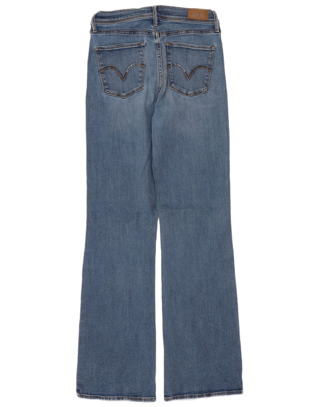 Damskie jeansy Bootcut LEVI'S US 8 Medium W29 L32 Niebieskie bawełniane