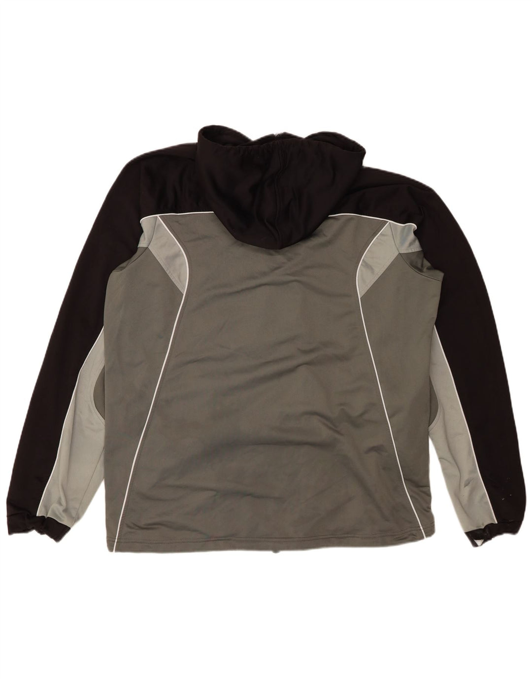 Męski sweter z kapturem i zamkiem ASICS XL w kolorze szarym