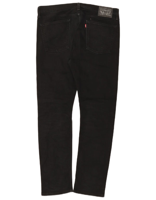 Damskie jeansy Levi's Slim W36 L31 Czarna bawełna