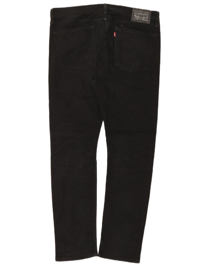 Damskie jeansy Levi's Slim W36 L31 Czarna bawełna