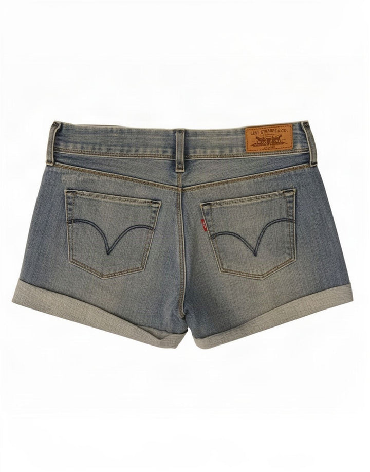 Damskie spodenki jeansowe Levi's Small W27 Niebieskie bawełniane