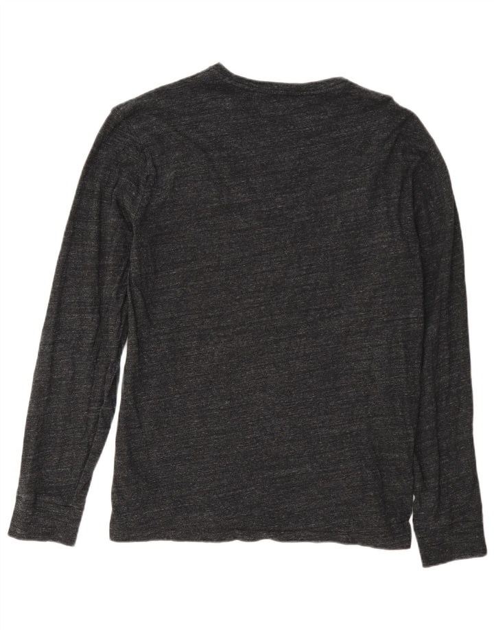 Koszulka męska Polo Ralph Lauren z długim rękawem, mała, szara, nakrapiana