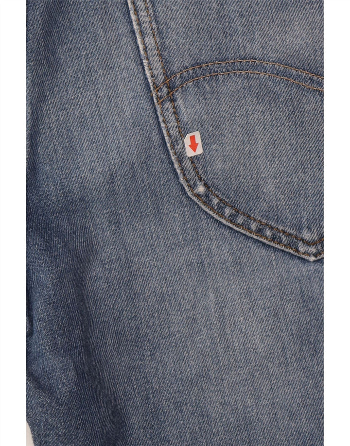 Męskie krótkie spodenki jeansowe Lee z 5 kieszeniami W31, średnioniebieskie, bawełniane