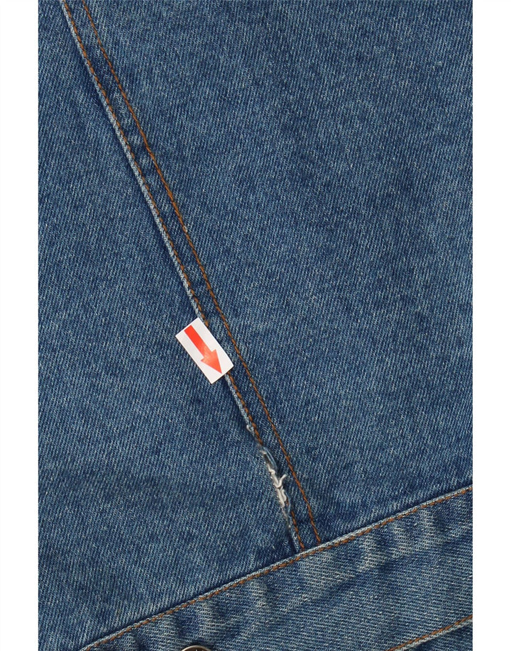 Vintage męska kurtka dżinsowa UK 42 XL niebieska bawełniana klasyczna