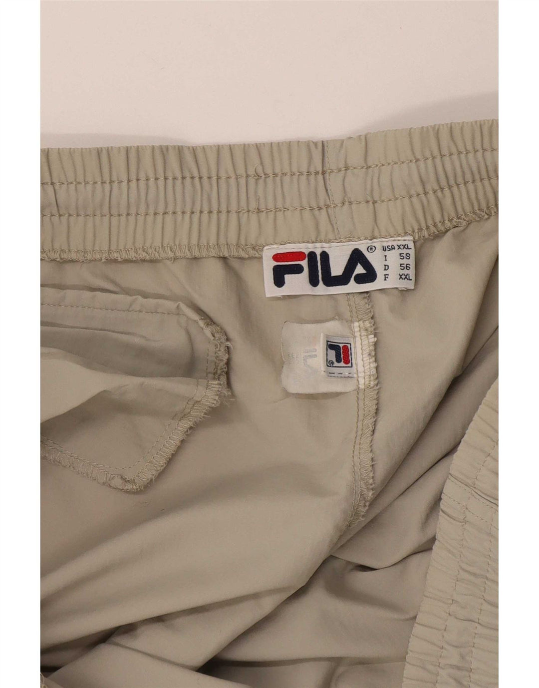 Męskie spodnie dresowe Fila 2XL beżowe