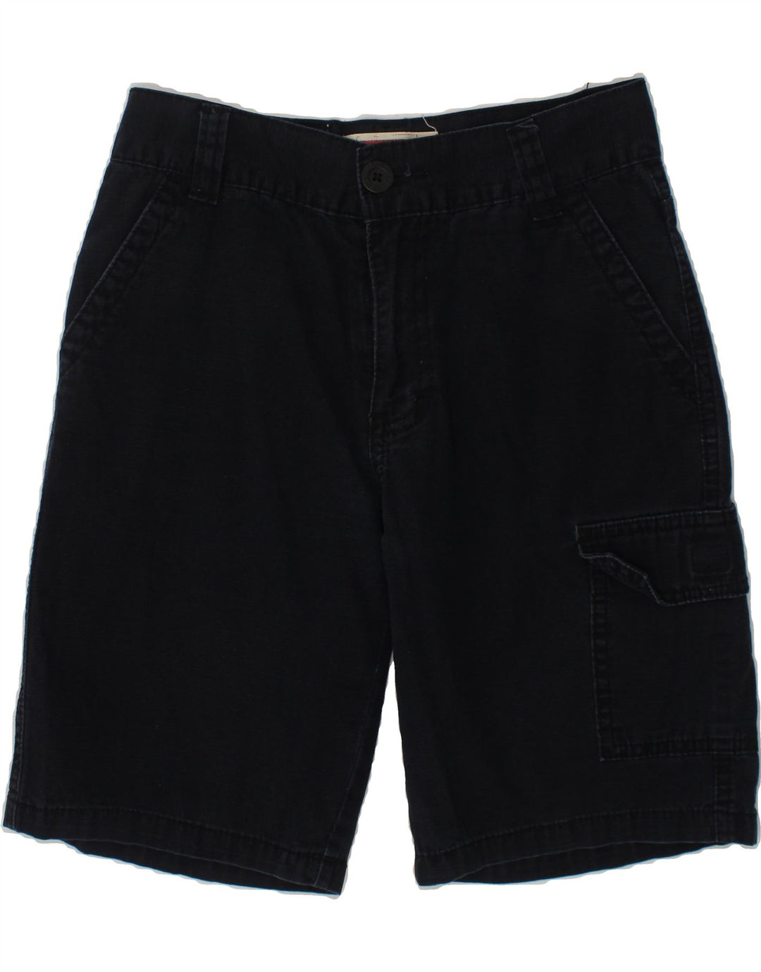 LEVI'S Boys Cargo Denim Shorts 9-10 Years W25  Navy Blue Cotton Vintage Levi's and Second-Hand Levi's from Messina Hembry 