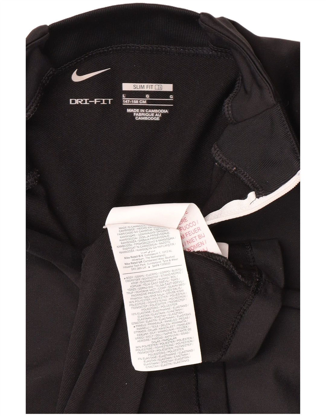 Chłopięcy dres NIKE Dri Fit Slim Fit, sweterek, rozmiar 12-13 lat, duży, czarny