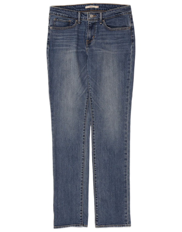 Damskie jeansy LEVI'S 712 Slim W30 L32 Niebieskie bawełniane