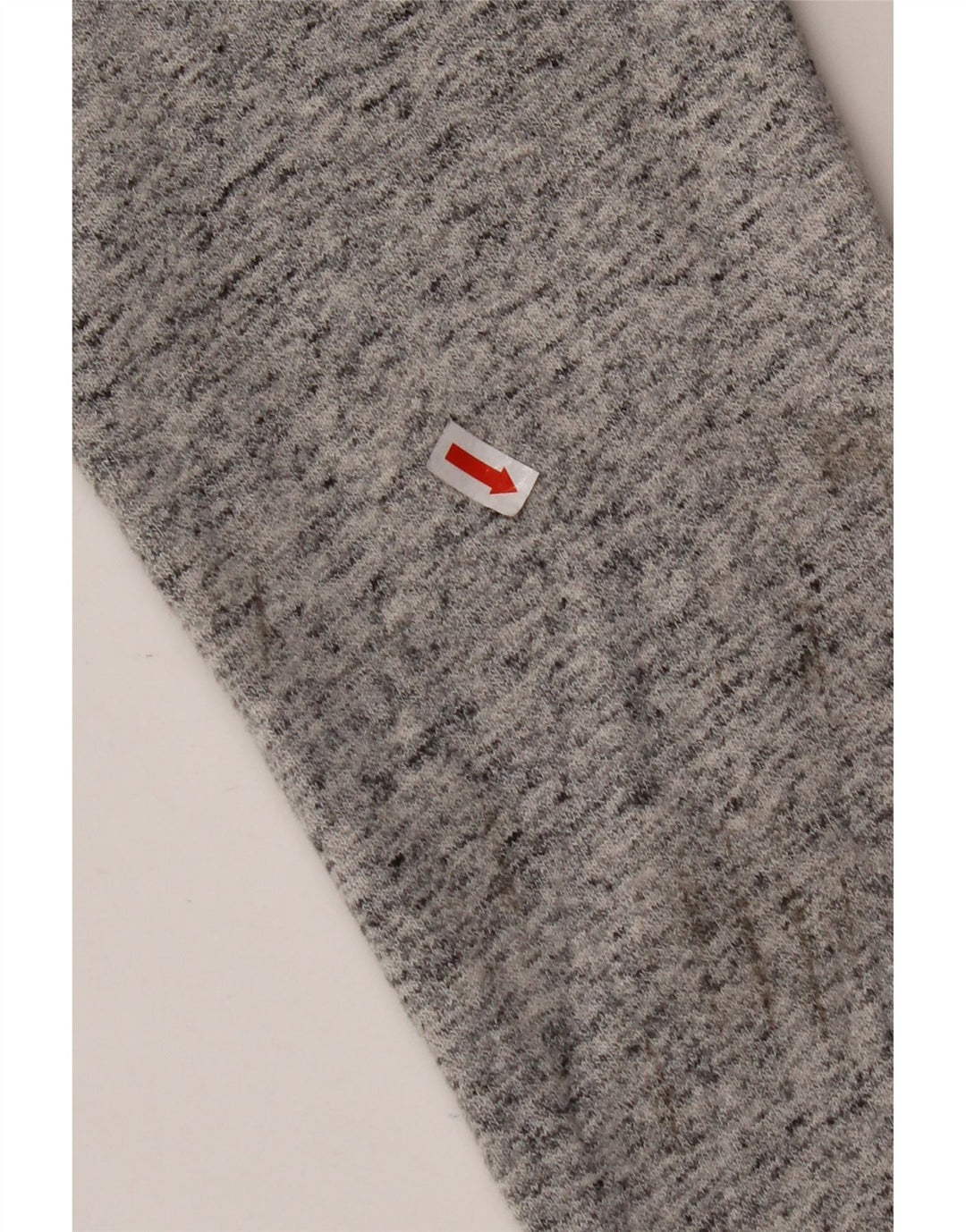 SUPERDRY Męski sweter z kapturem i zamkiem błyskawicznym XS, szary, z plamkami, bawełniany