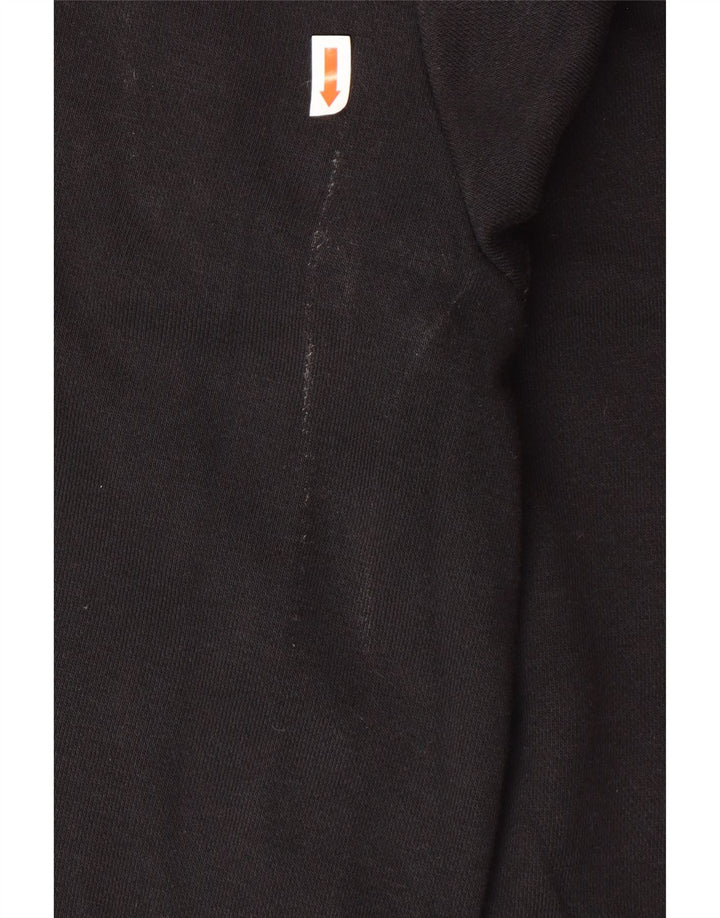 Męski sweter z kapturem i grafiką REEBOK XL, czarny, bawełniany