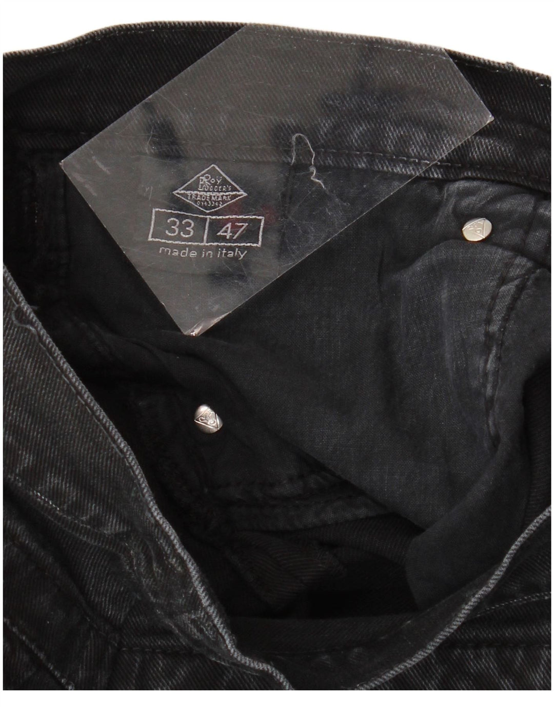 Damskie dżinsy zwężane ROY ROGERS W33 L27 czarne