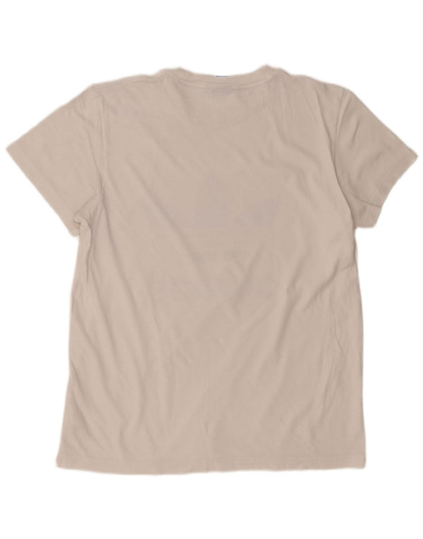 Męska koszulka z grafiką ADIDAS, duża, biała, bawełniana