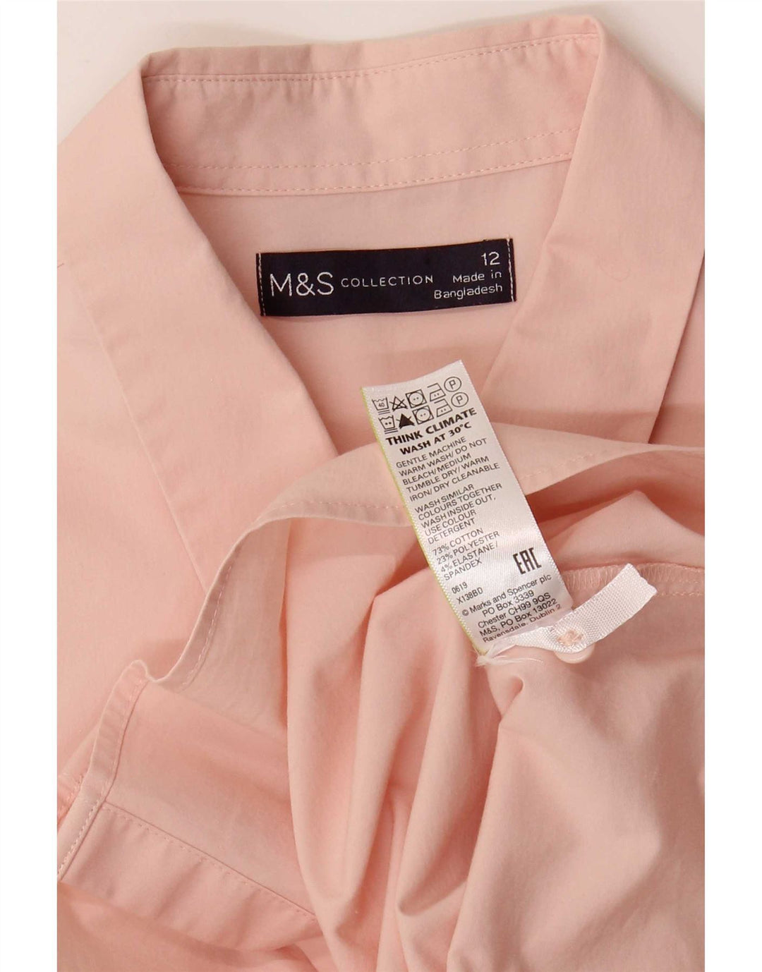 Koszula damska Marks & Spencer UK 12, średni róż, bawełna