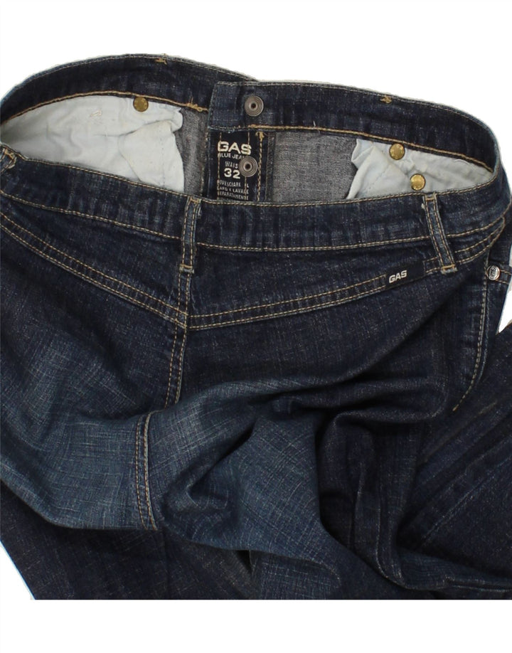 GAS Womens Bootcut Jeans W32 L29  Navy Blue Vintage Gas and Second-Hand Gas from Messina Hembry 