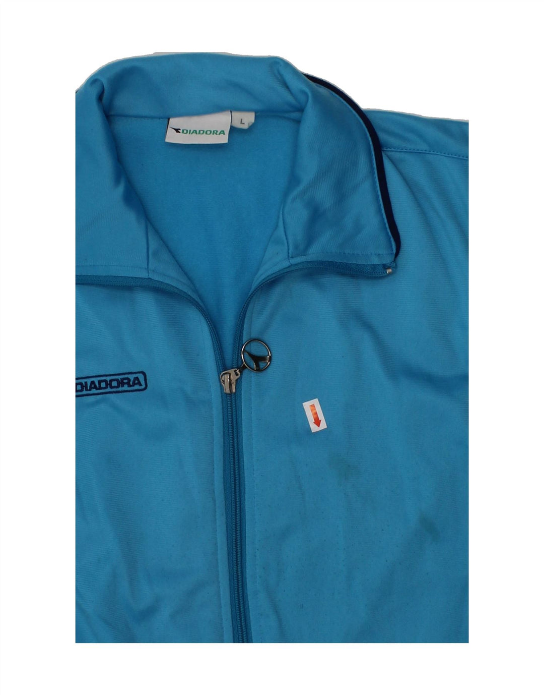DIADORA Boys Tracksuit Top Jacket 9-10 Years Large Blue Vintage Diadora and Second-Hand Diadora from Messina Hembry 