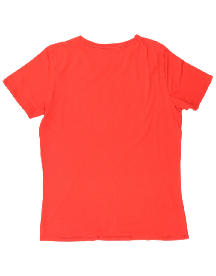 Męski T-shirt Lee z grafiką, duży, czerwony