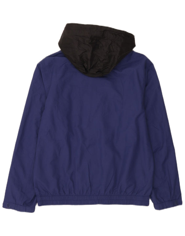 Męska kurtka wiatrówka z kapturem Timberland UK 36 Small Blue Colorblock