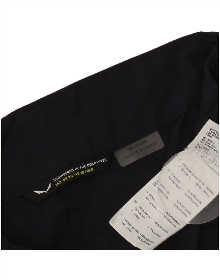 SALEWA Damskie spodenki cargo IT 42 Medium W30 Granatowy poliamid